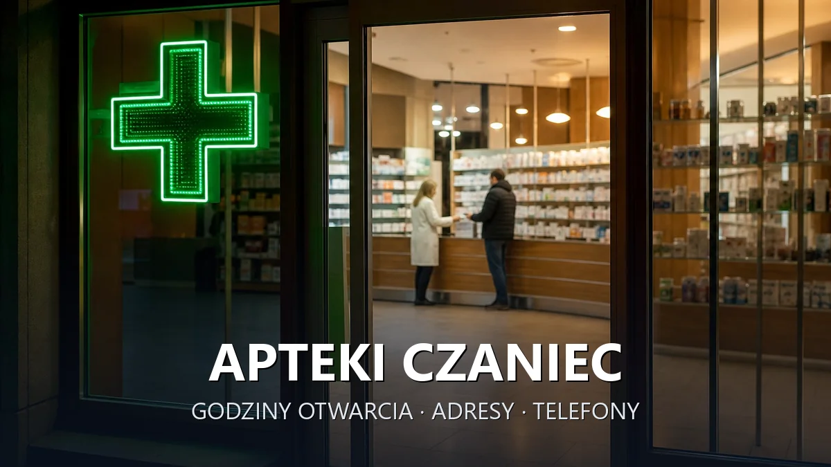 Apteki Czaniec, gmina Porąbka, powiat bielski - adresy, telefony, godziny otwarcia