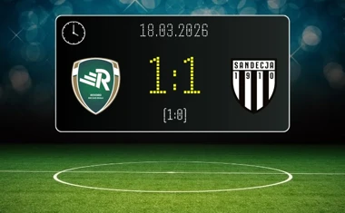 [PIŁKA NOŻNA] Remis w Betclic 2. lidze – Rekord Bielsko-Biała – Sandecja Nowy Sącz 1:1