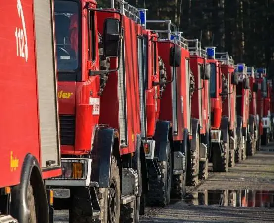 Straż w Bielsku-Białej walczy z pożarami traw: już 8 interwencji w tym roku
