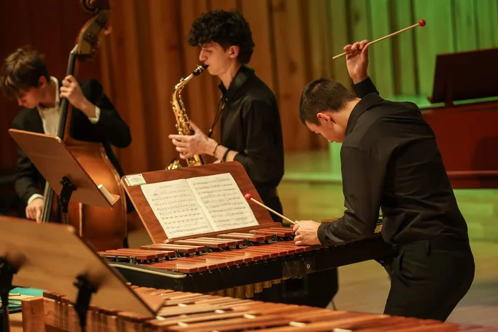 Grafika promocyjna wydarzenia Koncert szkolnych zespołów kameralnych 26 — ZPSM im. S. Moniuszki, Bielsko-Biała