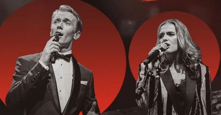 Grafika promocyjna wydarzenia Dżentelmeni Polskiej Piosenki — koncert w Bielsku-Białej