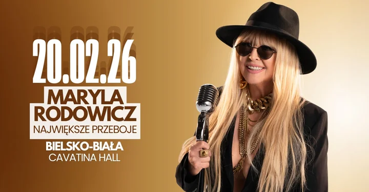 Grafika promocyjna wydarzenia Maryla Rodowicz — akustyczne największe przeboje w Cavatina Hall (Bielsko-Biała)