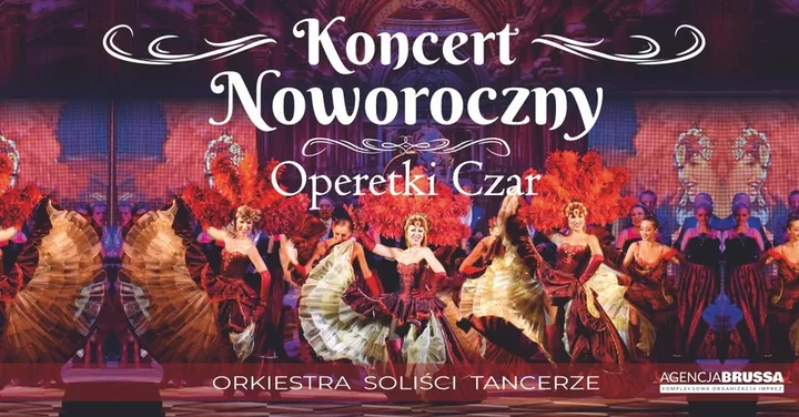 Grafika promocyjna wydarzenia Bielsko-Biała: Operetki Czar — Koncert Noworoczny