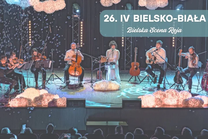 Grafika promocyjna wydarzenia Ponad Chmurami – „Bujający w obłokach” w Bielsku-Białej