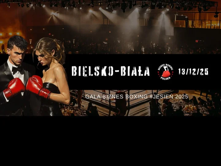 Grafika promocyjna wydarzenia Gala Biznes Boxing Bielsko-Biała — 13 grudnia 2025