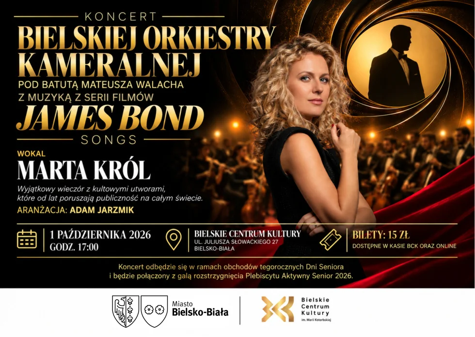 Grafika promocyjna wydarzenia Gala i koncert na Dni Seniora