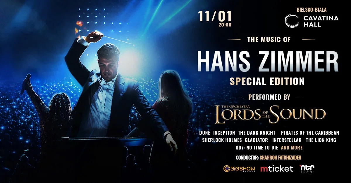 Grafika promocyjna wydarzenia The Music of Hans Zimmer: koncert filmowy