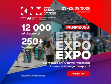 Grafika promocyjna wydarzenia Kongres Nowej Mobilności 2026