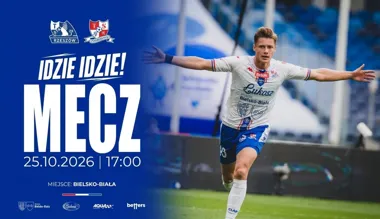 Grafika promocyjna wydarzenia Mecz TS Podbeskidzie Bielsko-Biała – Stal Rzeszów
