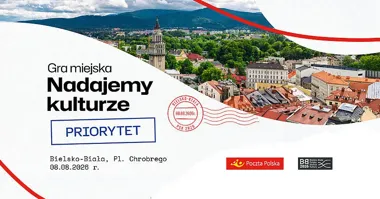 Grafika promocyjna wydarzenia Nadajemy kulturze priorytet