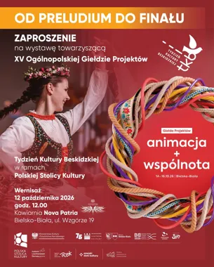 Grafika promocyjna wydarzenia Wernisaż wystawy o Tygodniu Kultury Beskidzkiej w Bielsku-Białej
