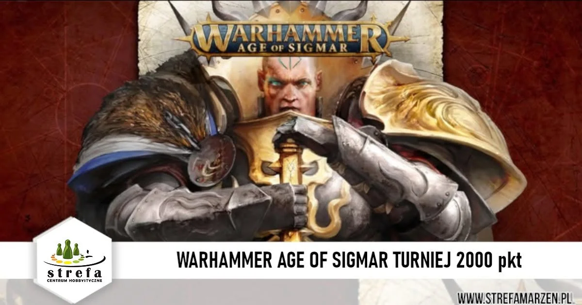 Grafika promocyjna wydarzenia Warhammer Age of Sigmar – turniej 2000 pkt