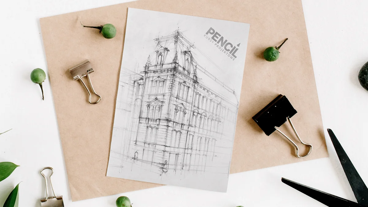 Grafika promocyjna wydarzenia Warsztaty rysunku architektonicznego w Bielsku-Białej
