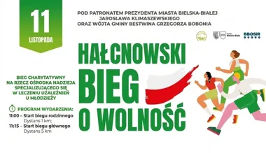 Hałcnowie znów pobiegną po dobro - zapisy na 2. Bieg Wolności