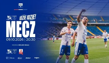 Podbeskidzie gra wieczorem przy światłach. Do Bielska-Białej przyjeżdża Pogoń Siedlce