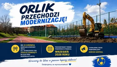 Orlik przy Słowackiego znika na lato - wróci odmieniony jesienią