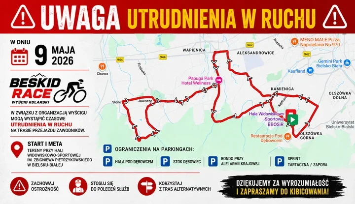 Rowerowe ściganie na Dębowcu da się we znaki. Beskid Race rusza już jutro