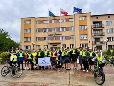140 kilometrów na 25 lat partnerstwa. Cykliści dotarli do Orlovej