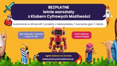 Minecraft i robotyka na wakacje. Rekrutacja ruszyła w Czechowicach-Dziedzicach