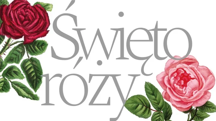 Grafika promocyjna wydarzenia Święto Róży w różanym ogrodzie