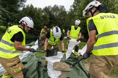 Wielka Woda w Bielsku-Białej. Ewakuowano 26 osób i zwierząt