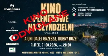 Kino pod gwiazdami odwołane. Powodem są prognozy deszczu na Szyndzielni
