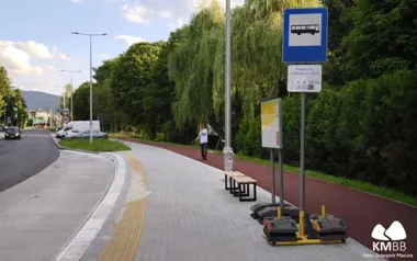 Przystanek przy Piastowskiej zmienił miejsce. To już docelowa lokalizacja