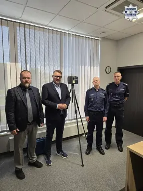 Skaner 3D trafił do bielskiej Policji. Oględziny potrwają kilkanaście minut