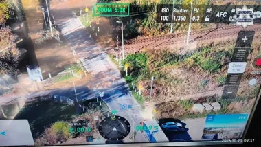 Osiem wykroczeń przy przejazdach kolejowych. Policja użyła drona