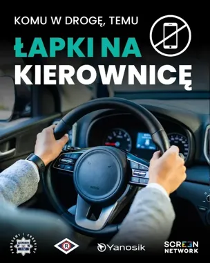 Sekundy wystarczą - ''Łapki na kierownicę'' ma zmienić nawyki kierowców