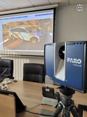 Bielska policja zyska skaner 3D, który odtworzy miejsce zdarzenia co do centymetra