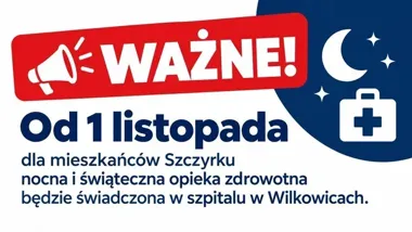 Nocna pomoc medyczna przenosi się ze Szczyrku do Wilkowic. Karetka zostaje