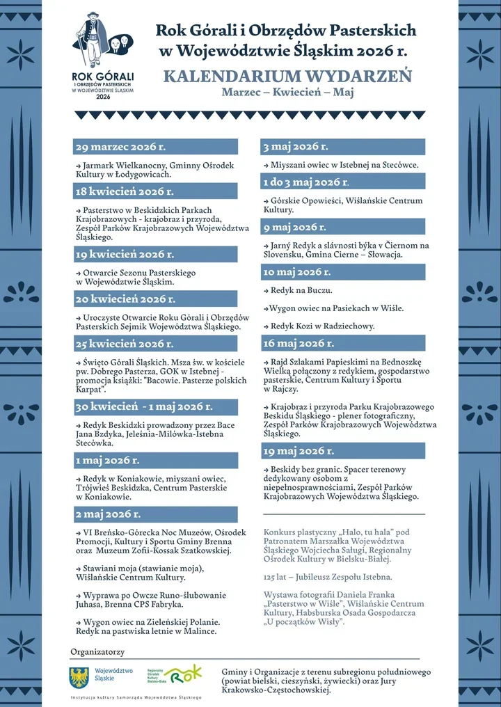Góralski kalendarz na trzy miesiące - kultura pasterska wchodzi do miasta