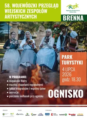 Brenna roznieci watrę i beskidzką zabawę przy amfiteatrze