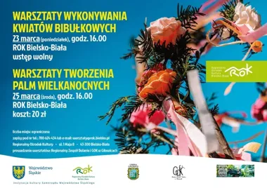 Warsztaty Wielkanocne w ROK - Gilowice przywozi palmy i lokalne rękodzieło